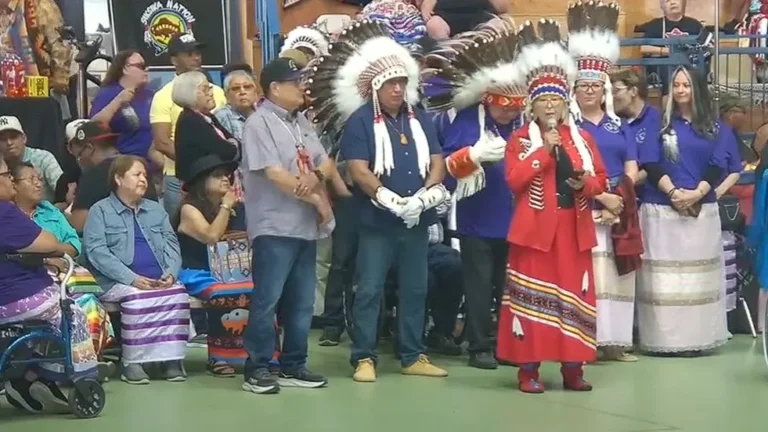 elder lodge staff honor dance